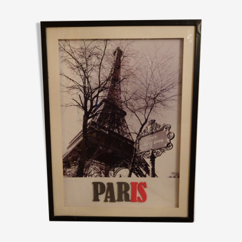 Affiche Paris tour Eiffel