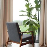 H.Lis vintage graphite corduroy armchair