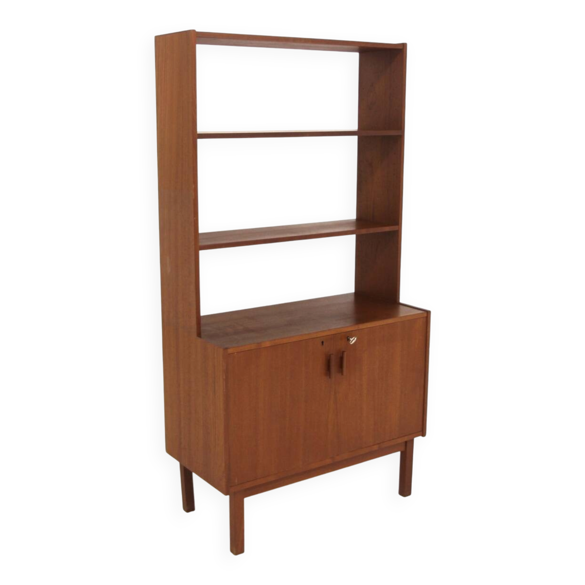 Bibliothèque scandinave en teck, Suède, 1960