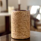 Vase en céramique texturée