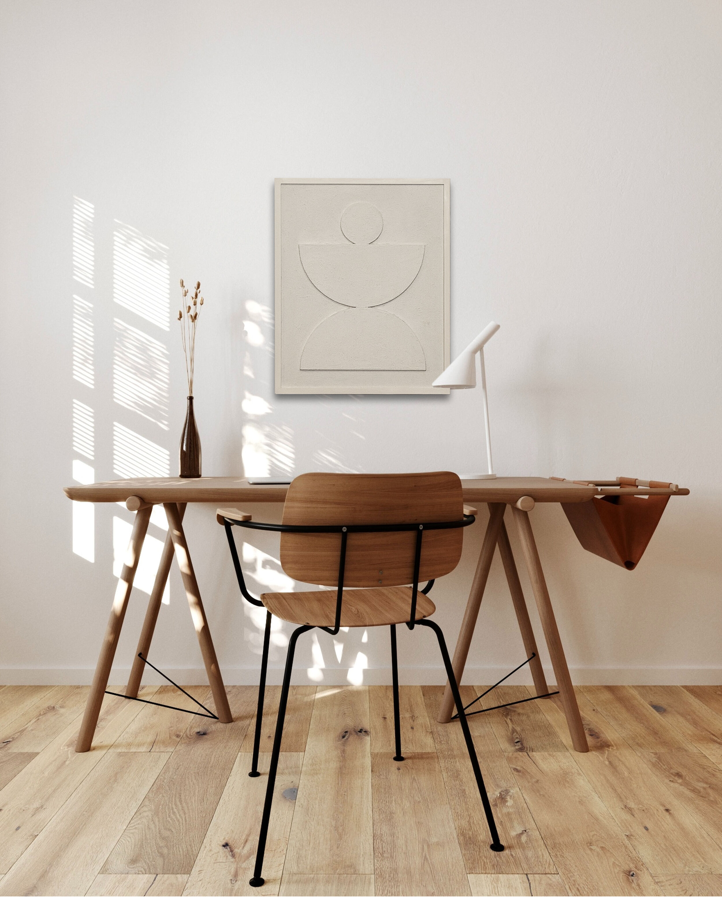 Minimalist relief table W01