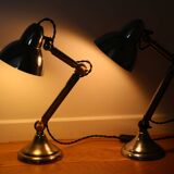 Paire de lampes Super Chrome 1930