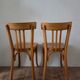 Pair of Baumann bistro chairs