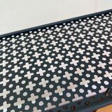 Magazine holder harness perforated metal