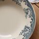 Vintage hollow plate Lavallière - Moulin des Loups - Floral rim