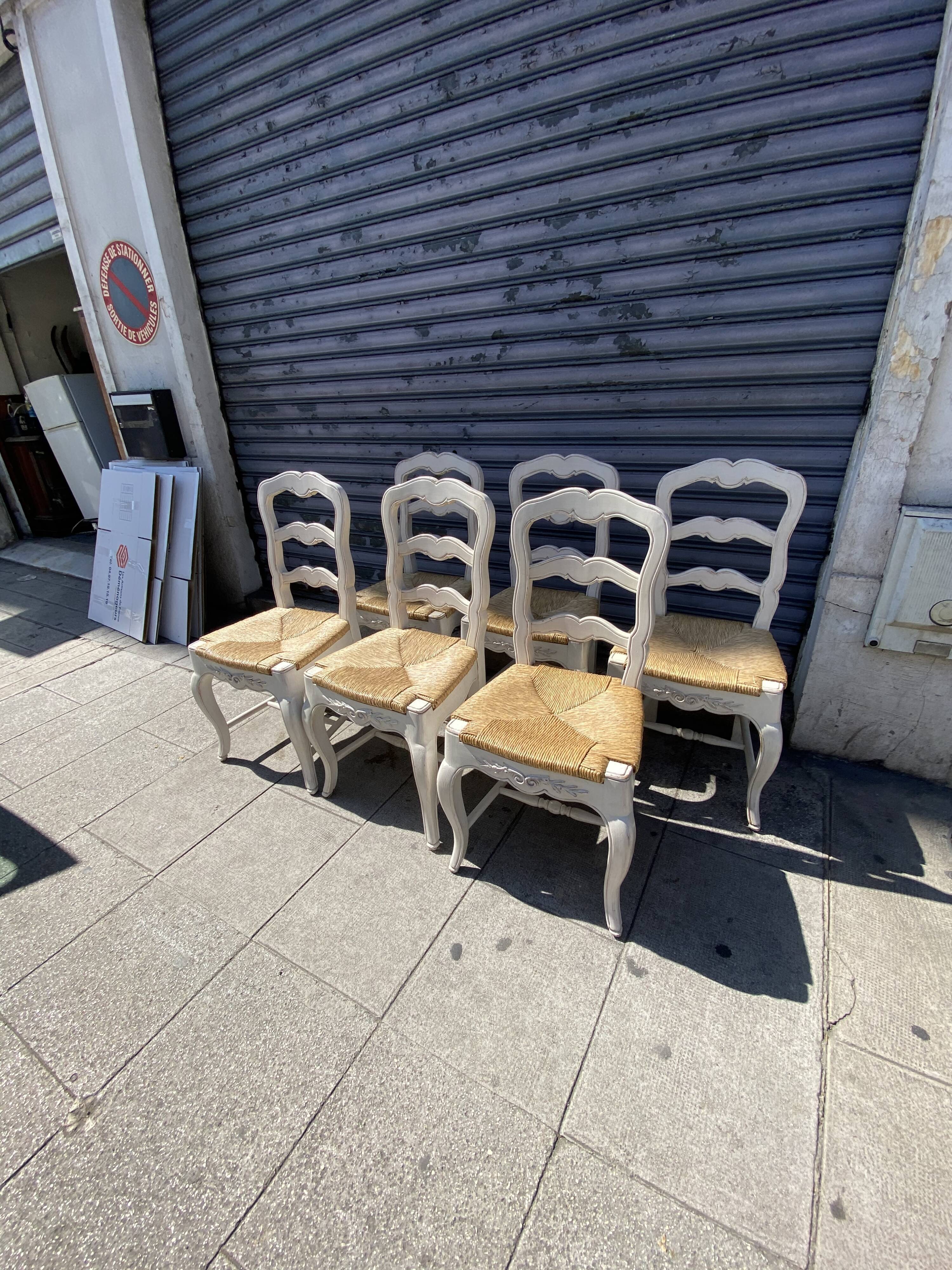 6 Romance Country corner chairs