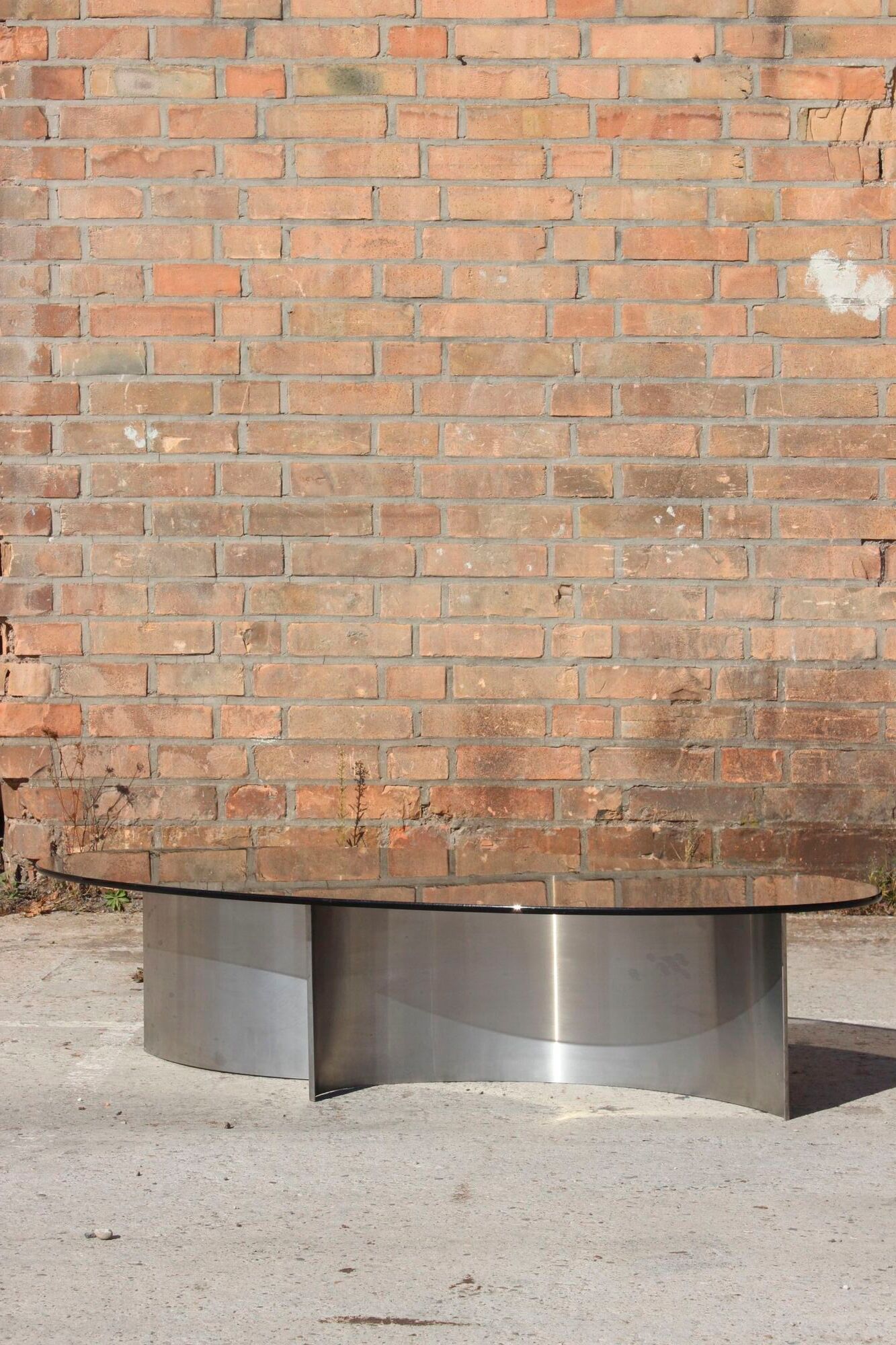 Steel coffee table , 1970s