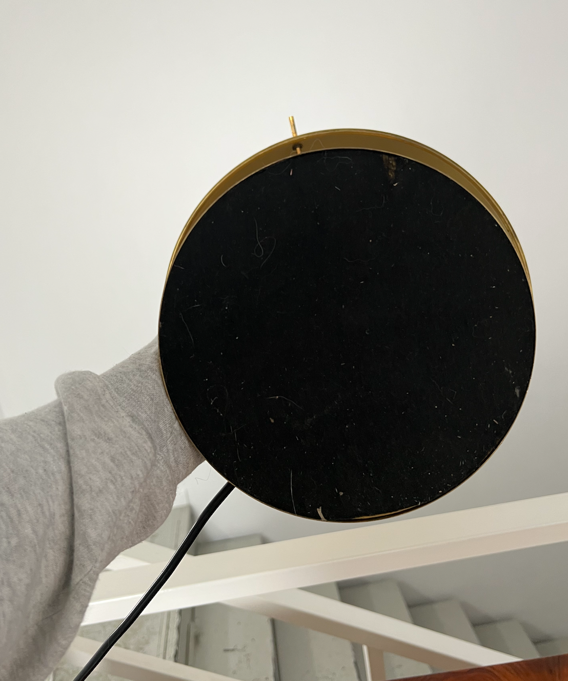 Brass desk lamp by Florian Schulz, 70s.