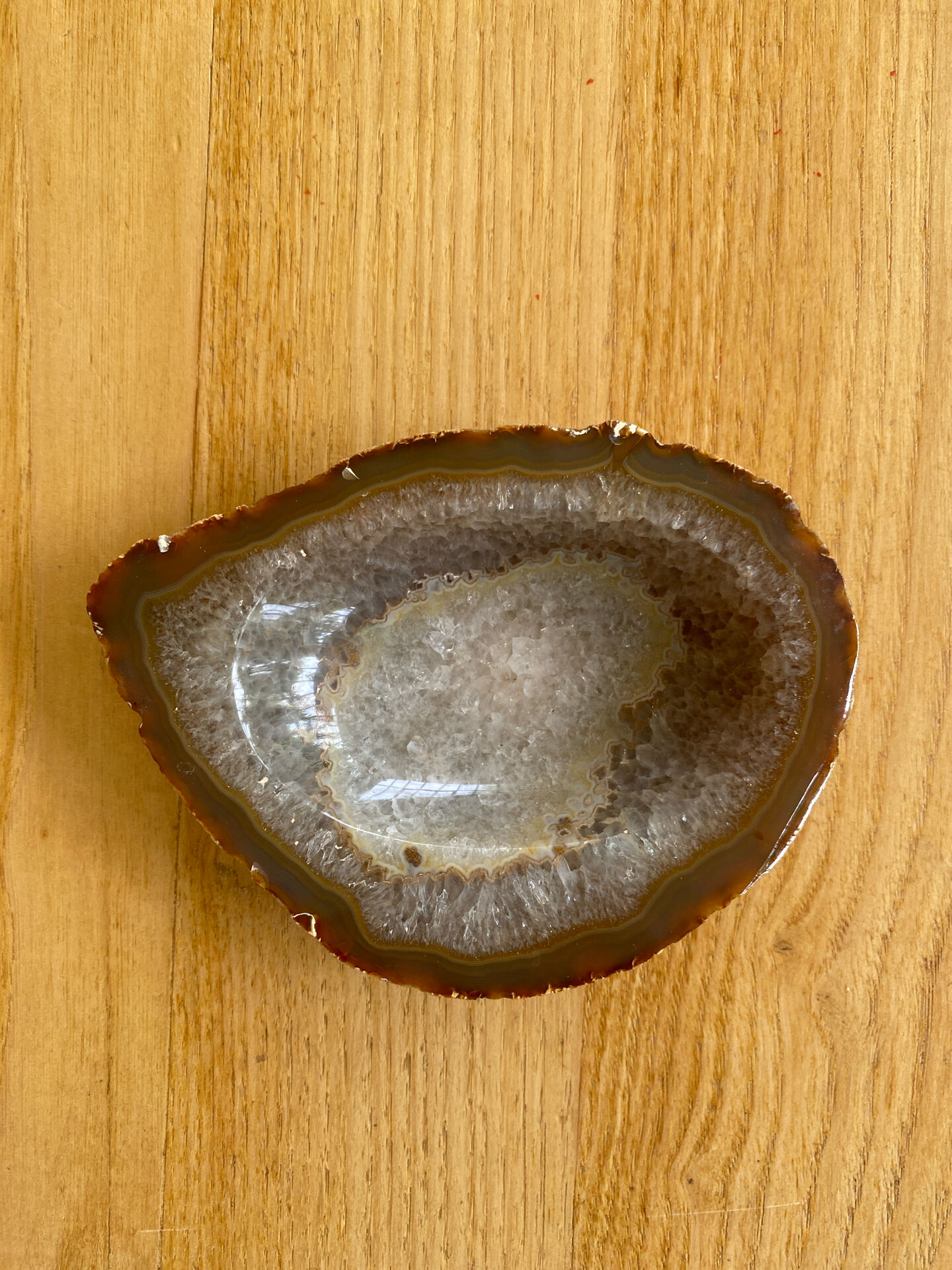 Agate ashtray