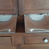 Pair of vintage mirrors made in slovenia