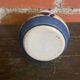 Antique DELFT Vase White Ceramic Blue Decor Vintage Mill #D573