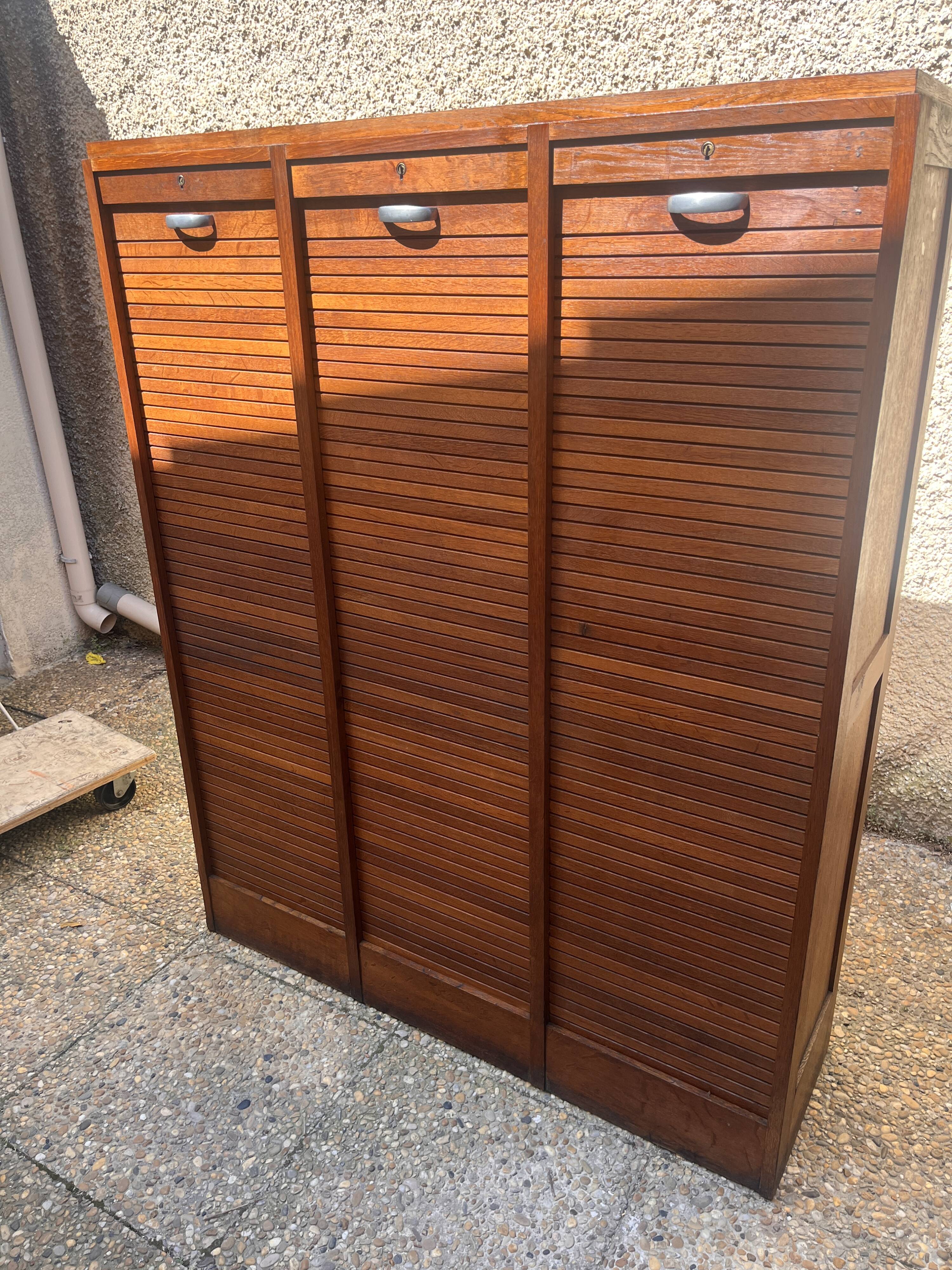 vintage wooden curtain cabinet from the 1950s/60s