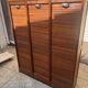 vintage wooden curtain cabinet from the 1950s/60s