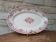 Old oval serving dish, Amiral Creil and Montereau Terre de Fer model