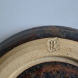 1970s ceramic cup and saucer signed