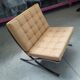 Knoll, pair of Barcelona easy chairs