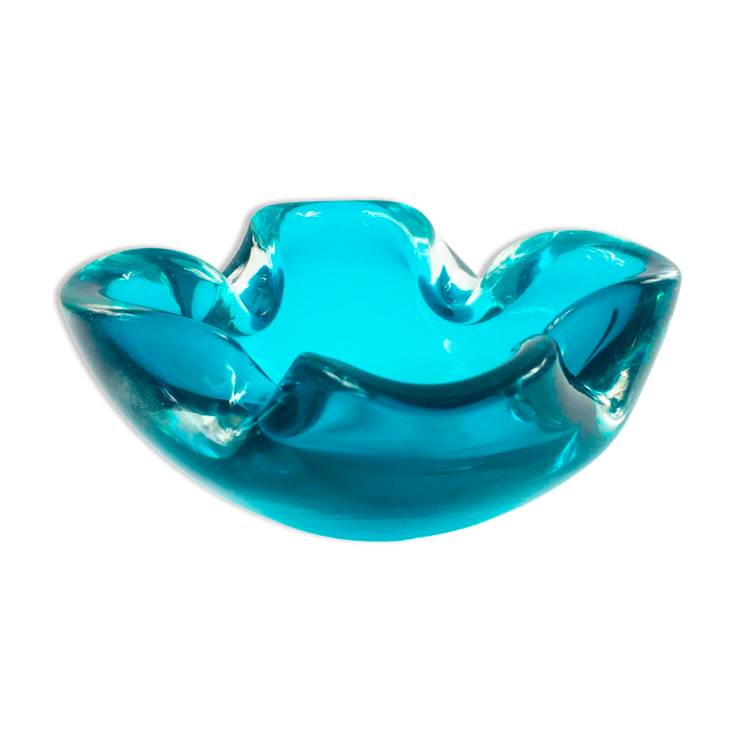 Murano Glass ashtray By Flavio Poli, Italy, 1960s