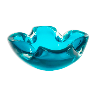 Cendrier en verre de murano par Flavio Poli, Italie, années 1960