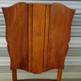 Art Deco period solid walnut chairs, set of 6