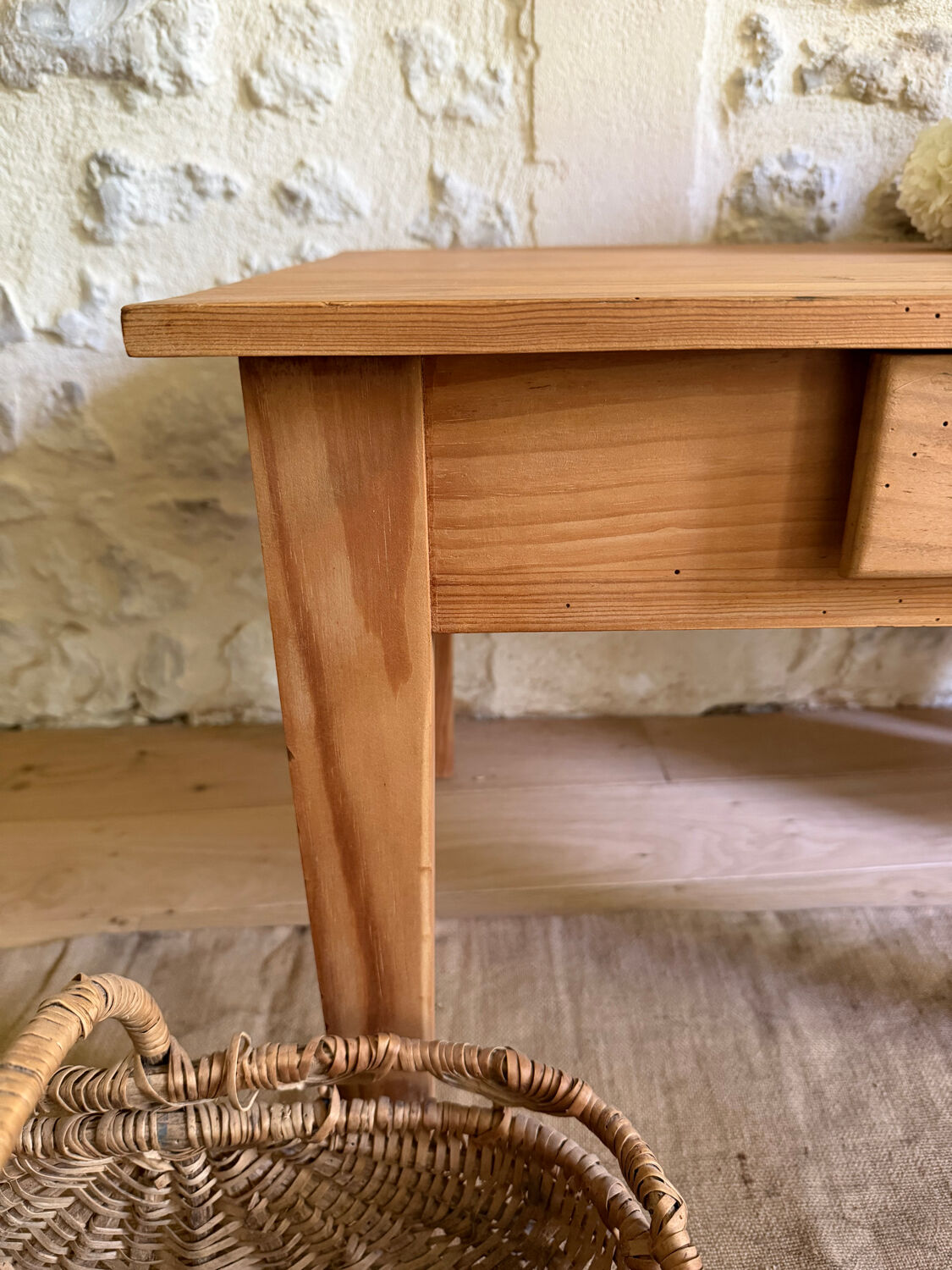 Renovated wooden coffee table