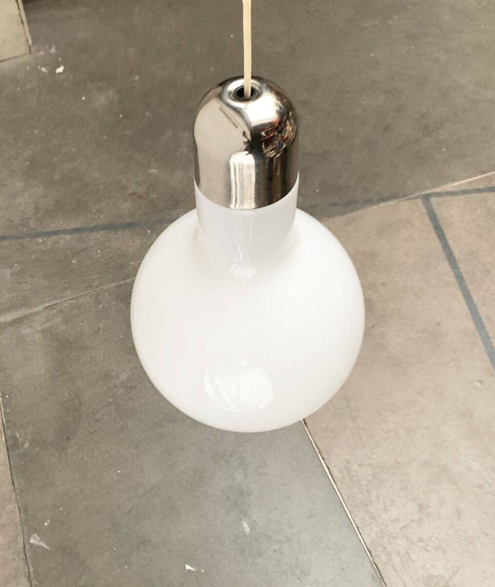 Swiss Minimalist Space Age Pendant Lamp by Temde, 1960s
