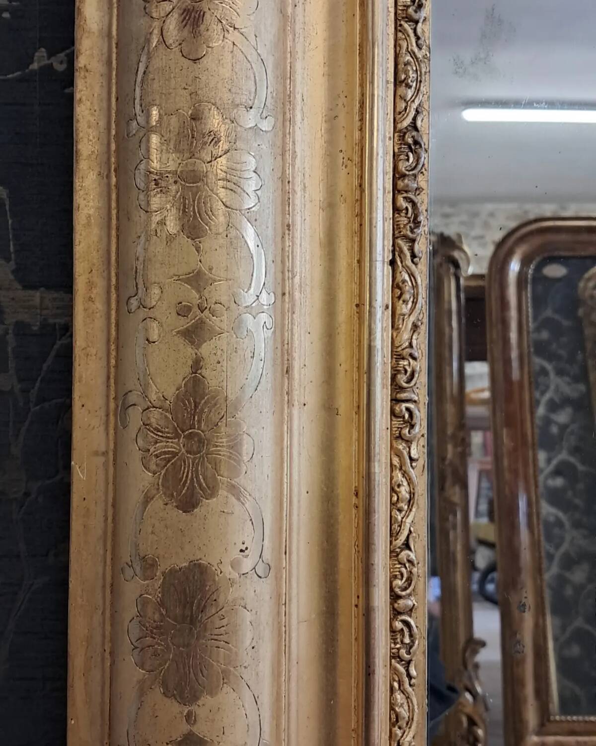 Louis Philippe period mirror 139 x 85