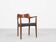 Midcentury Danish chair with armrests in teak by Arne Hovmand Olsen for Mogens Kold 1960s