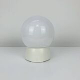 Vintage opaline ball wall lamp from the 60s