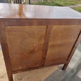 vintage commode with tapered legs