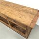 Very large pine trade counter, circa 1920.