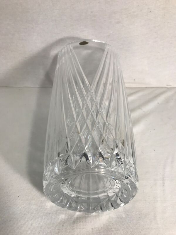 Vase verre cristal d'Arques made in France décoration vintage