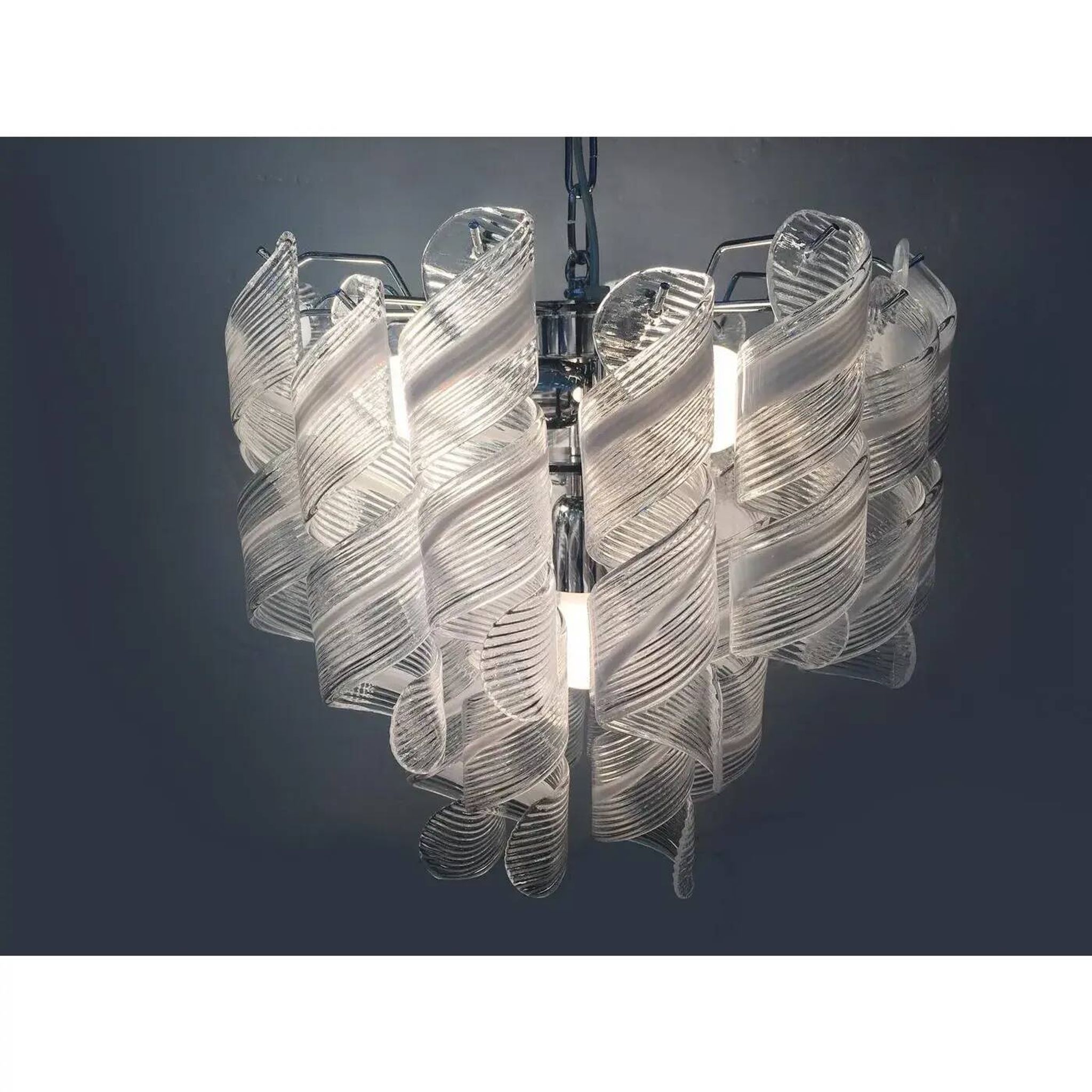 Mazzega-Style Murano Glass Sputnik Chandelier