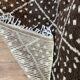 Traditional Berber rug dyed with walnut 240 x 150 cm
