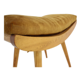 Mid-Century Wooden Stool or Footstool/Uluv, 1960s, Czechoslovakia Status, Submit