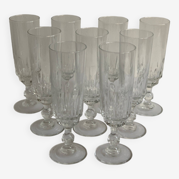 Vintage champagne flutes