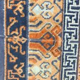 Tapis ancien européen motif chinois 192x302 cm