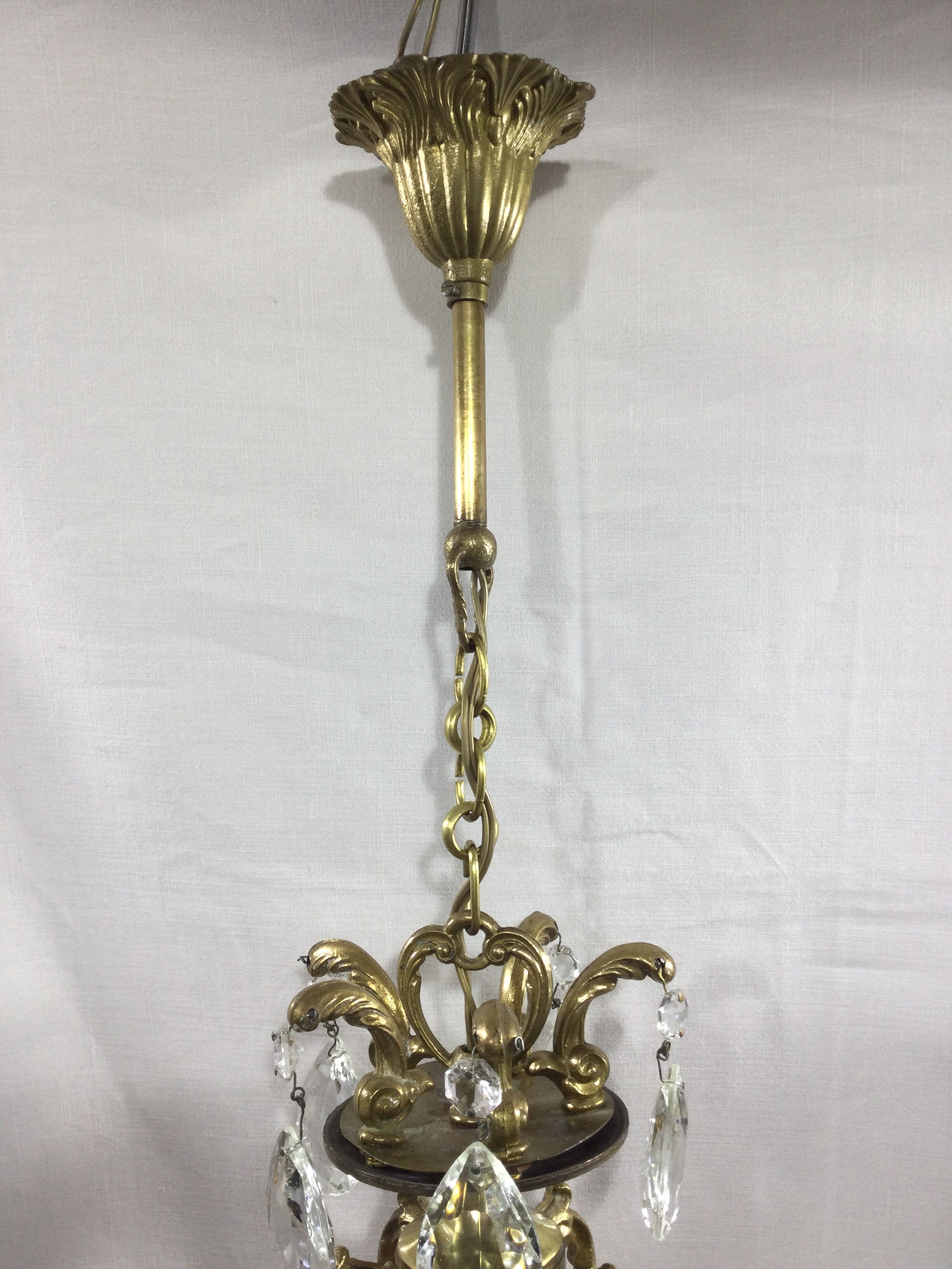 5-light cage chandelier