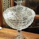 Antique cut crystal candy/sugar bowl