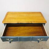 Vintage cherry wood commode refurbished