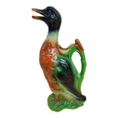 Duck pitcher in earthenware slip of Saint-Clément