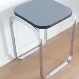 Bauhaus style chrome side table