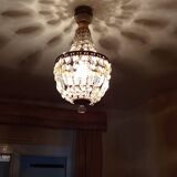 Antique hot air balloon chandelier with tassels