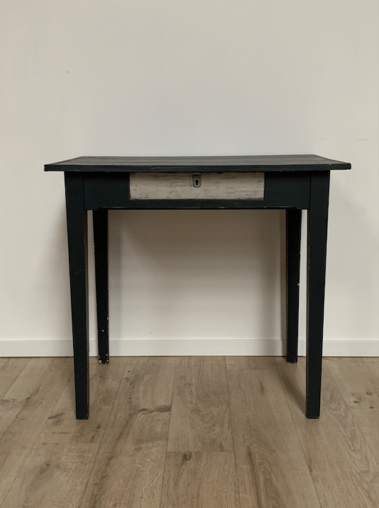 Small carbon wooden desk table