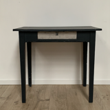 Petite table bureau carbone en bois