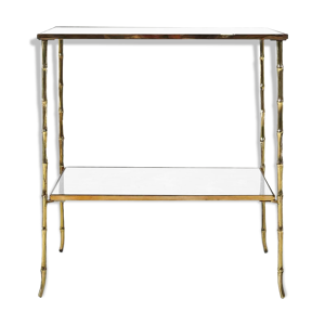 Table basse en bambou