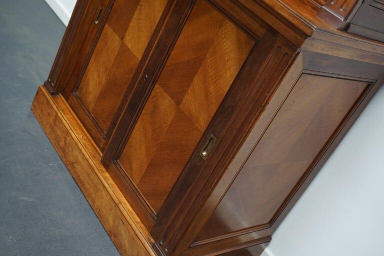 Walnut apothecary furniture France 1920s