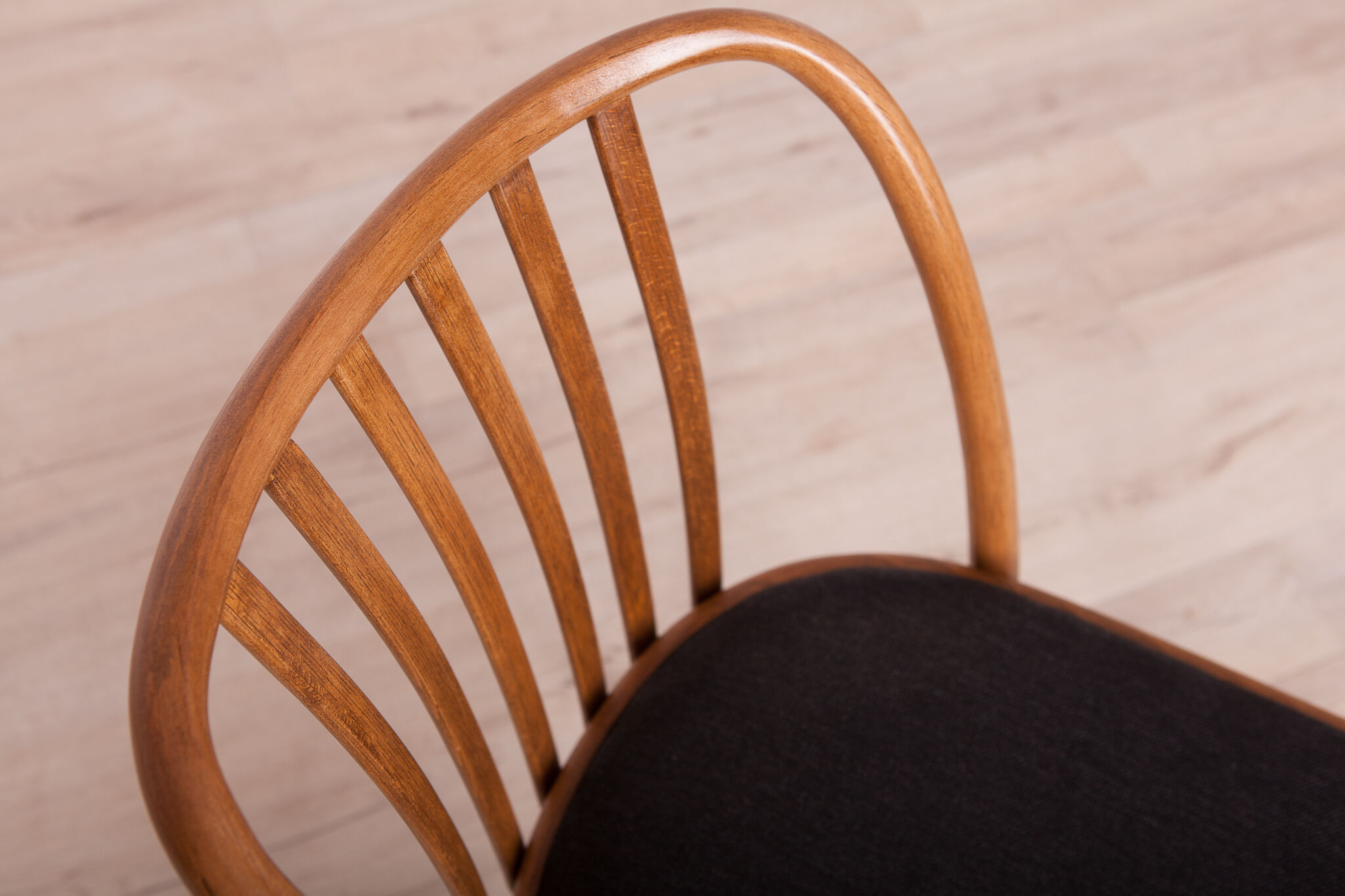 Black Dining Chairs by Antonin Suman for Ton, 1960s, Set of 4