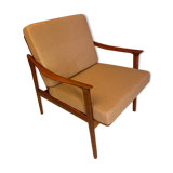 Norwegian teak lounge chair by Fredrik Kayser for Vatne, 1960s