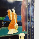 Chinese Wall Cabinet with Soapstone