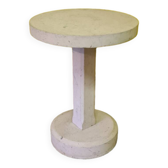 Painted Solid Oak Side Table, 2nd Half Of The 20th Century